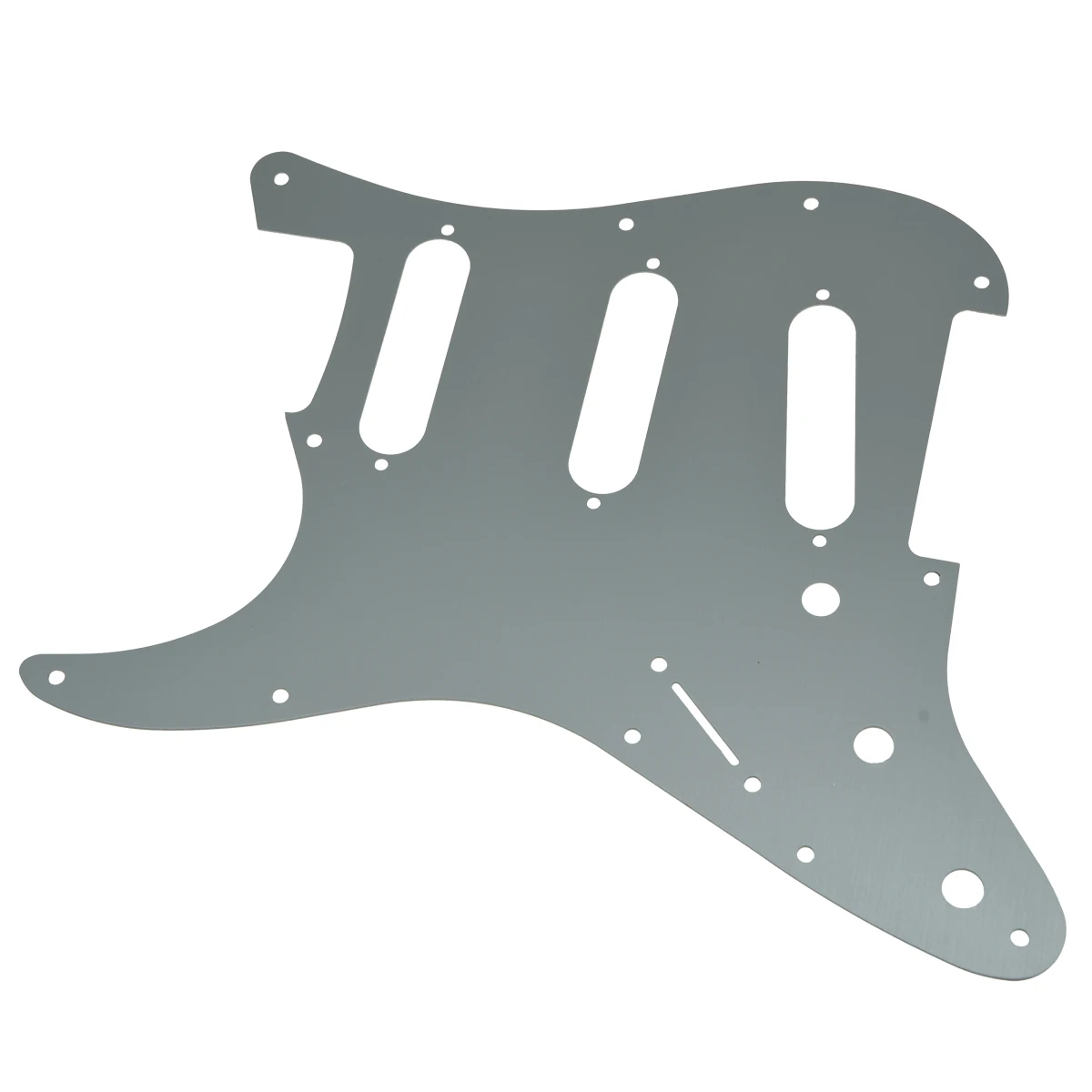 Dopro 11 Отверстие ST Strat SSS металлическая гитара маркер алюминиевая пластина Scrach