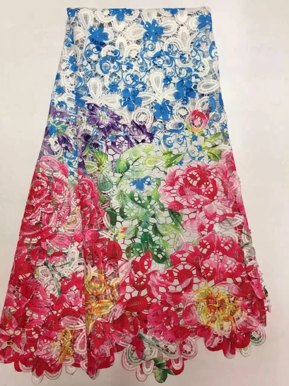 Бесплатная Доставка! Multi Цвет Африканский шнур Кружево/Высокое качество cupion