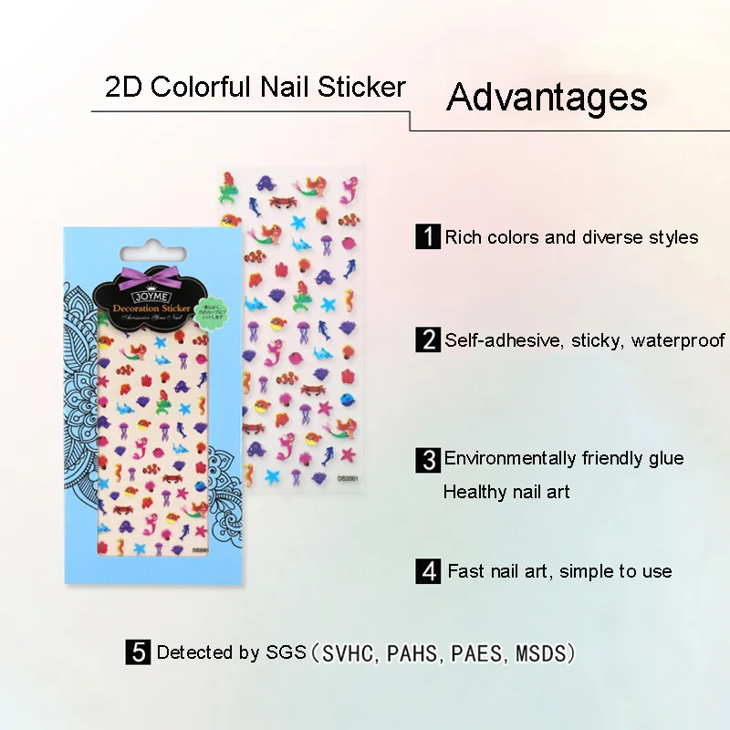 12 Designs Colorful Nail Stickers Adhesive Waterproof Warp Decorations Animals Flamingo DIY Manicure Art Tips | Красота и здоровье