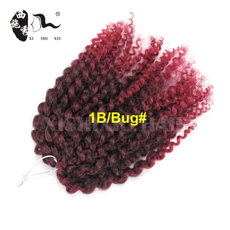 3 шт./лот Афро Кудрявый Вьющиеся Мали Боб Крючком Косы Твист Плетение Марли Коса