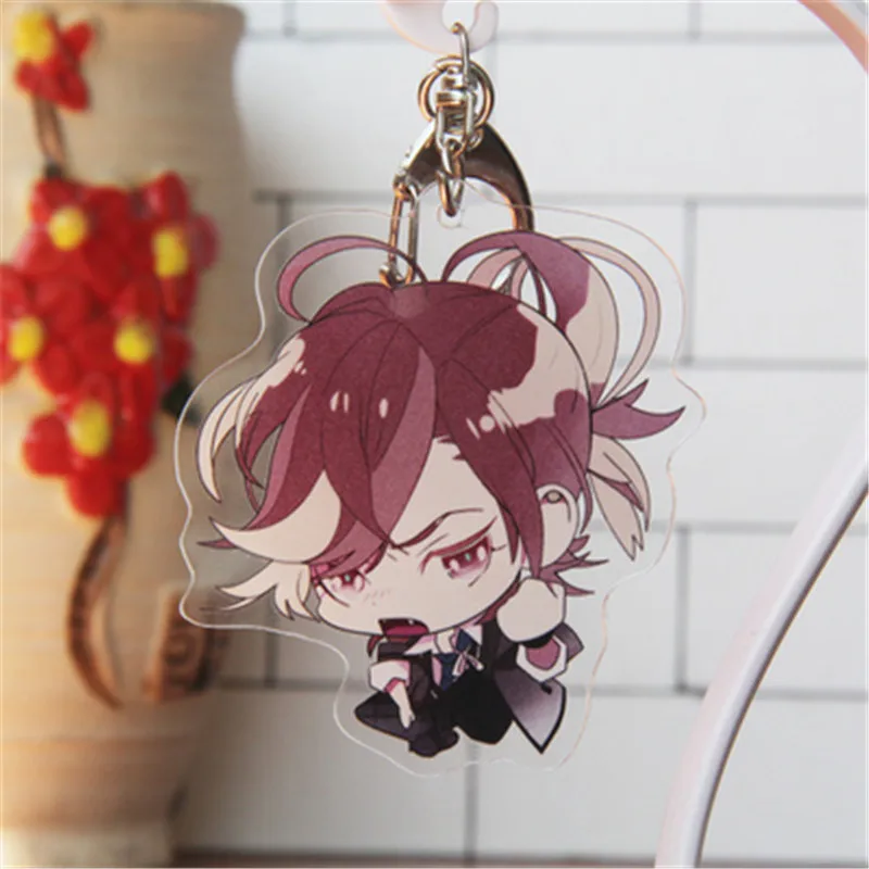 F Аниме DIABOLIK LOVERS Ayato Kanato Laito Shu Reiji Ruki Subaru брелок для ключей Хэллоуин косплей брелок кулон Рождественская игрушка - Цвет: F