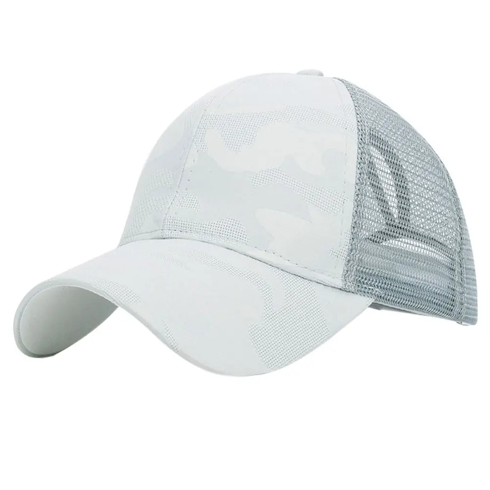 Для женщин хип хоп Snapback Ponytail модные сетчатые летние легкие для отдыха