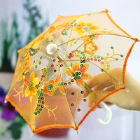 simulation mini lace umbrella toy kids toy pretend play house toys for girls photo props playset