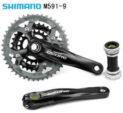 Shimano Deore FC M591 44 32 22 170 мм MTB шатун для горного велосипеда с BB51 центрального