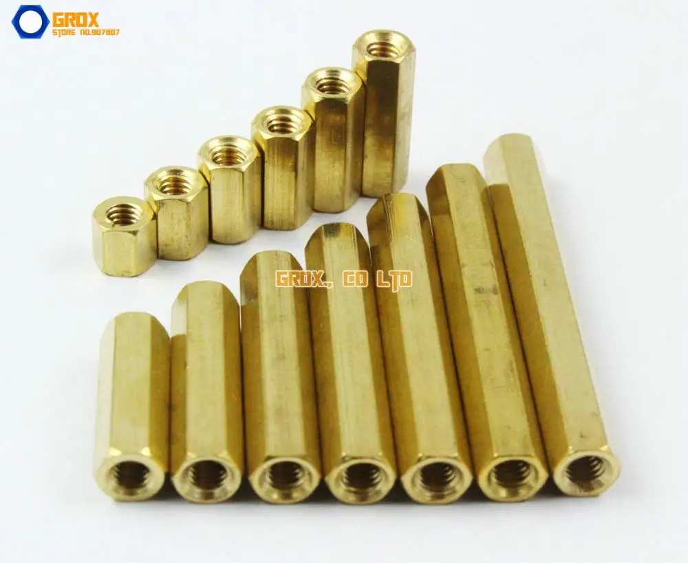 25 штук Латунь M4 x мм внутренняя Проставка для материнской платы|m4 brass|spacer m4spacer pcb |