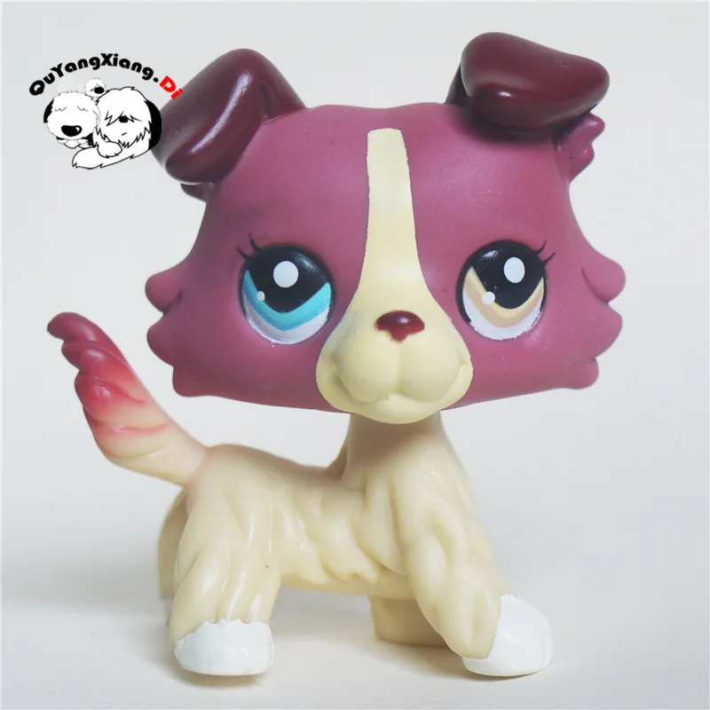 

CWG091 Pet Shop Animal Red brown shepherd dog doll action Figure