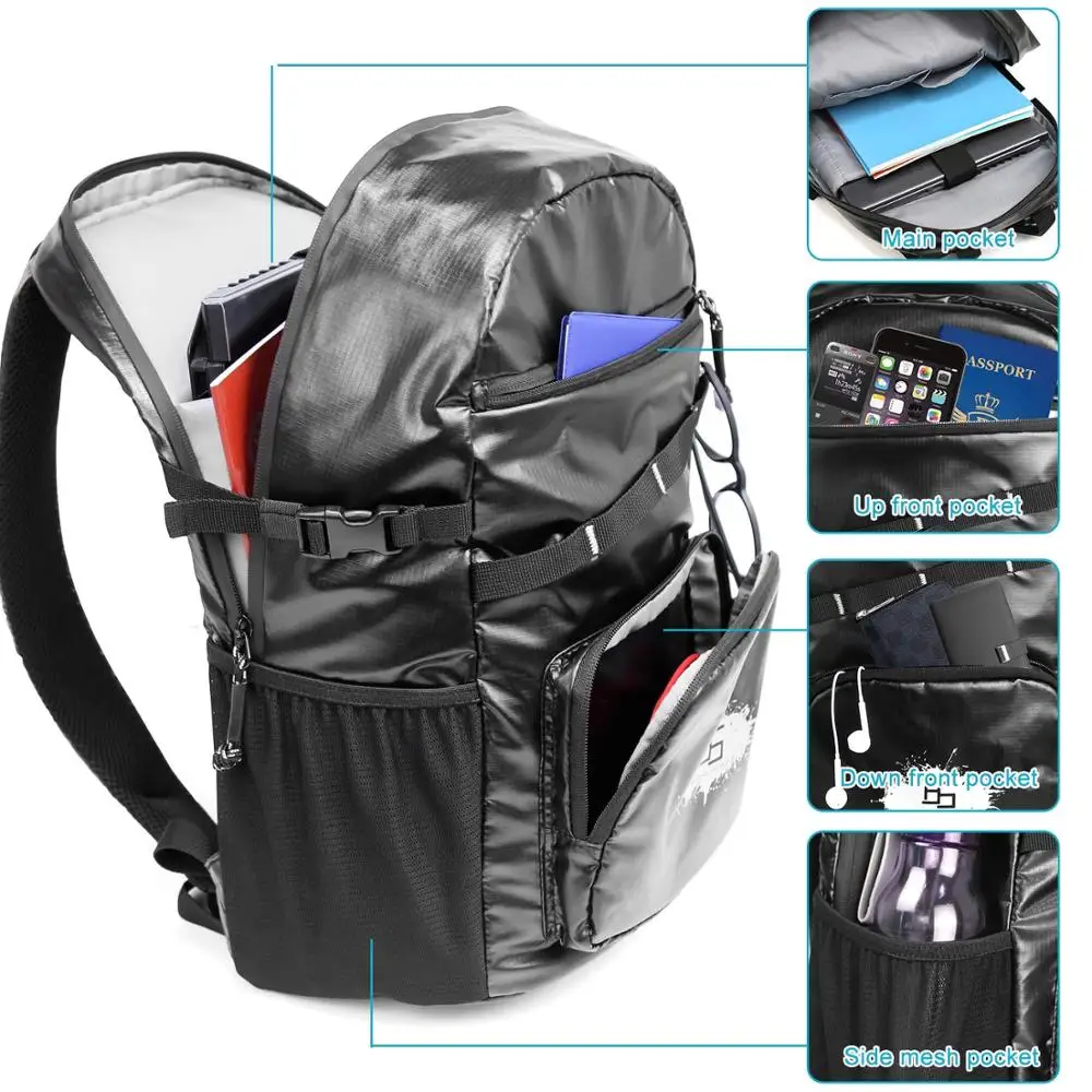 BS мужской рюкзак для путешествий повседневные компьютерные сумки ноутбука с usb