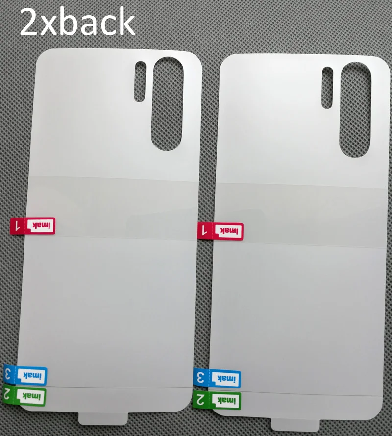 2xback Imak Гидрогелевая пленка для huawei P30 Pro Lite задняя Передняя Задняя Защитная Прозрачная Олеофобная пленка - Цвет: 2xback