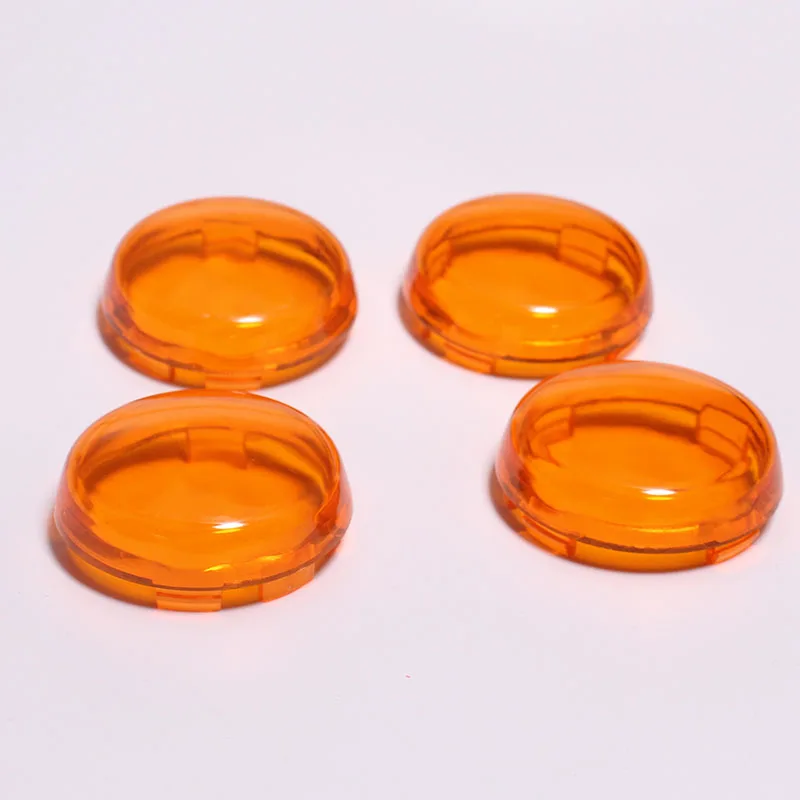 4 х оранжевые линзы для указателей поворосветильник с лампочкой Harley Sportster 883 1200 XL