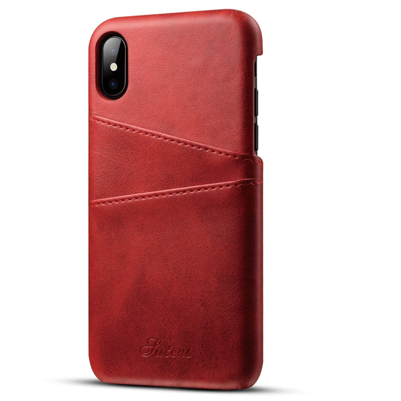 YASOKO Slim Luxury PU Leather For iPhone XS MAX Case Back Cover Protective Card Holder | Мобильные телефоны и аксессуары