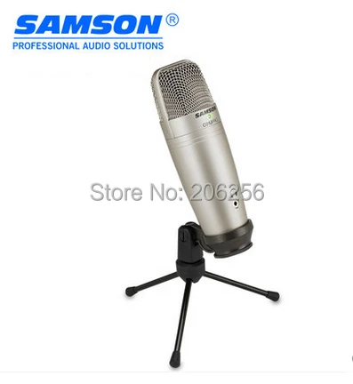 Конденсаторный микрофон Samson C01U Pro студийный USB с мониторингом в режиме реального