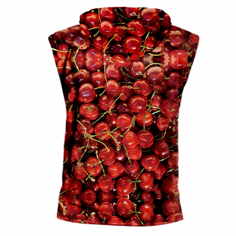 CJLM персональный 3D полный напечатанный мужской красный вишневый топ на бретелях с
