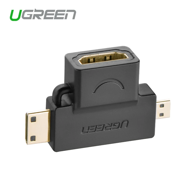 Ugreen Micro HDMI совместимый разъем адаптера 4K Mini Кабельный соединитель конвертер для