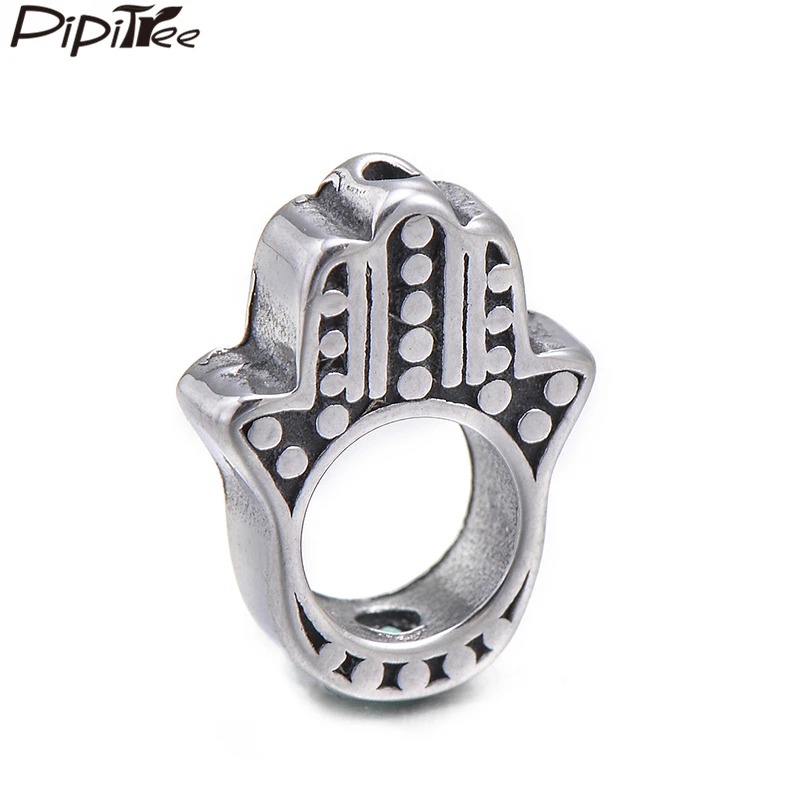 Pipitree 4 шт./лот оптовая продажа DIY бусины из нержавеющей стали винтажные Полые