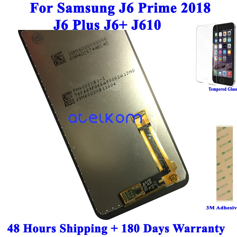 Протестированный ЖК-дисплей для samsung J6 Plus J610 lcd J6 Plus lcd для samsung J6 Plus J610 lcd экран сенсорный дигитайзер сборка