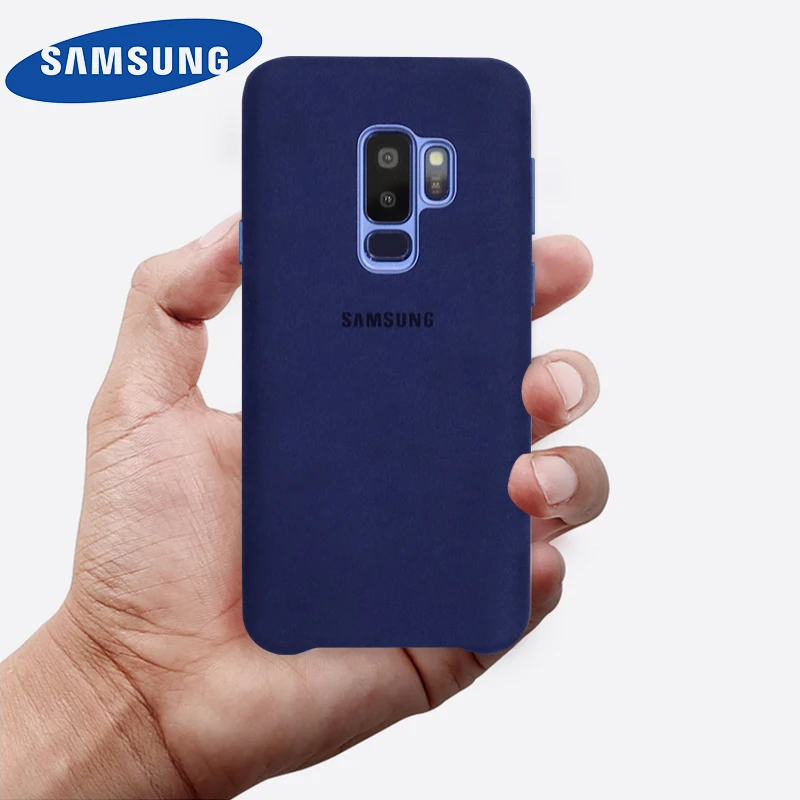 samsung s9 plus case For Original Galaxy S9 Luxury Suede Soft-Touch Finish Back Protective Cover compatible Samsung model | Мобильные