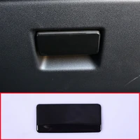 gloss black front dashboard pessager tool glove magic box handle cover frame interior accessories for land rover discovery sport
