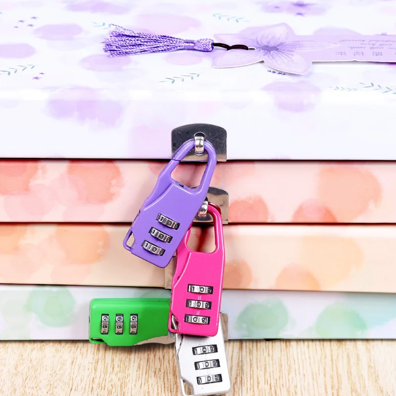Coloffice Diary Book with Coded Lock Notebook Password Notepad Cute Korea Stationery Children Agenda Secret Journal | Канцтовары для