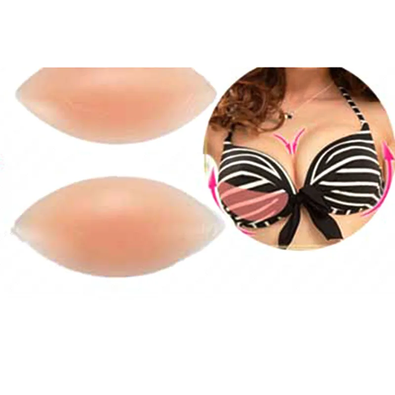 Бюстгальтер с вкладышами утолщенный силиконовый купальник вставками Свадебный
