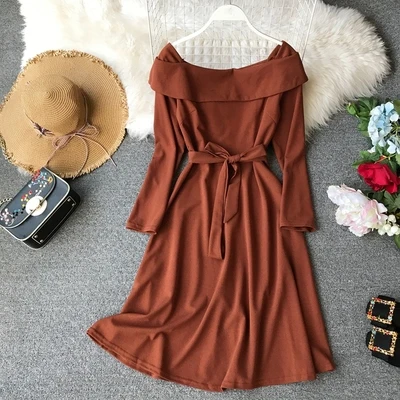 Новые корейские весенне летние платья женское элегантное пикантное платье с