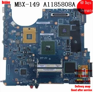 Материнская плата для Sony VGN-FE15C FE35 серии MBX-149 A1185808A Материнская плата ноутбука все полностью протестированы