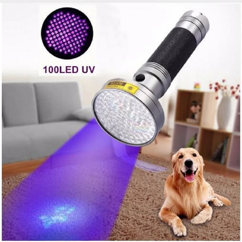 AloneFire супер 100 светодиодный UV светильник 395 400nm Светодиодный УФ фонарик фонарь