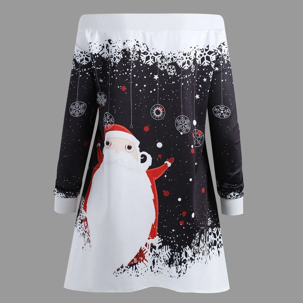 Рождественская Толстовка большого размера толстовка с капюшоном Женская