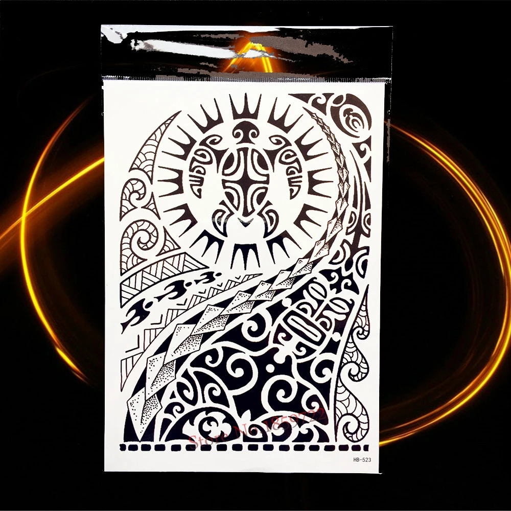 1 шт. Новое поступление 3D летающий дракон вспышка временные татуировки наклейки