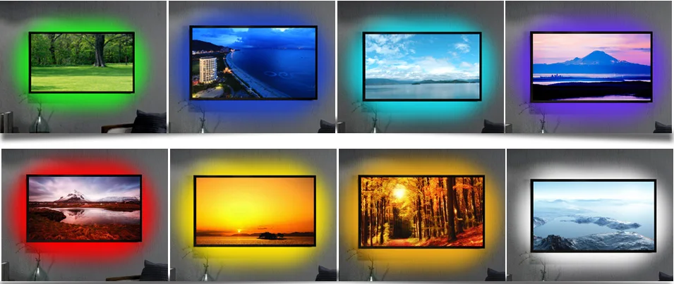 Светодиодная bluetooth-лента 5050 RGB USB Светодиодная лента светильник водонепроницаемая гибкая светодиодная лента музыкальная лента для телевизора подсветка 50 см 1 м 2 м