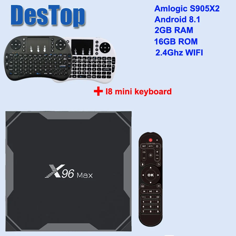 2G 16G I8 normal X96 MAX Android 9,0 Amlogic S905X2 X96MAX 4 Гб 64 Гб ТВ приставка 2,4G& 5 ГГц Wifi 1000 м H.265 4 к медиаплеер смарт-бокс 5 шт./лот - Цвет: 2G 16G I8 normal