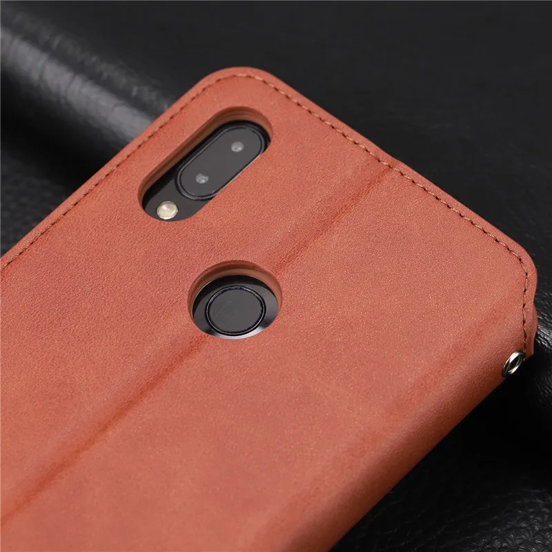 Для Xiaomi Redmi Note 7 Чехол для мобильного телефона чехол-портмоне с откидной крышкой из искусственной кожи чехол для Xiaomi Redmi Note 7 книжка с подставкой и карманом для карт Чехлы для телефона