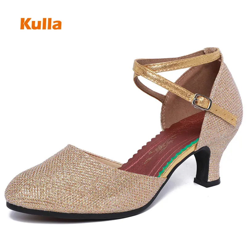 Женские туфли для танго и латиноамериканских танцев с закрытым носком бальных