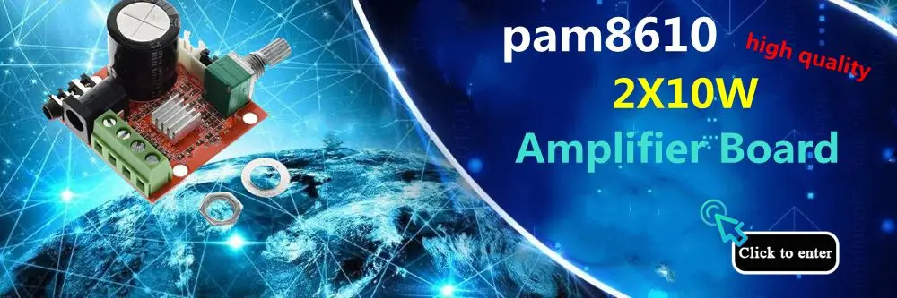 1 шт. GREAT IT PAM8610 2x15 Вт Плата усилителя цифровой двухканальный стерео усилитель мощности доска миниатюрная