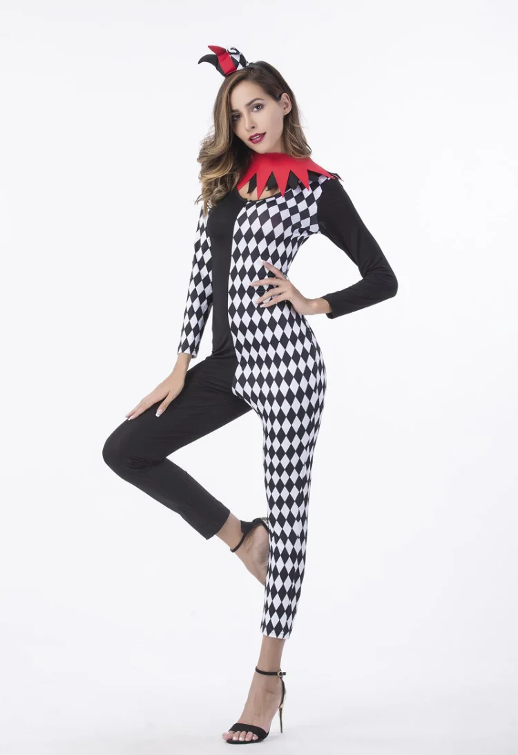 Костюмы для Хэллоуина "Карнавальная вечеринка в стиле фэнтези" для мужчин и женщин: "Шляпник безумный" и "Цирковой клоун" в стиле косплей. Комплект для пары.