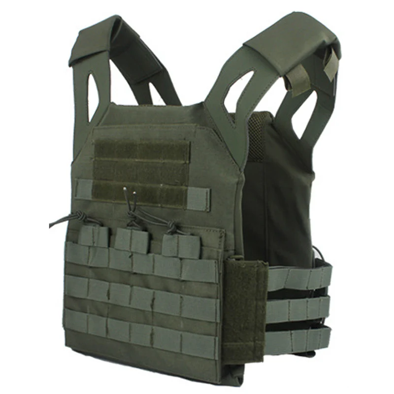 Army green TACVASEN Камуфляжный военный тактический жилет Wargame Body Molle Armor без рукавов gar men t Jungle Equip men t men Army gear D-SZLM-014 - Цвет: Army green