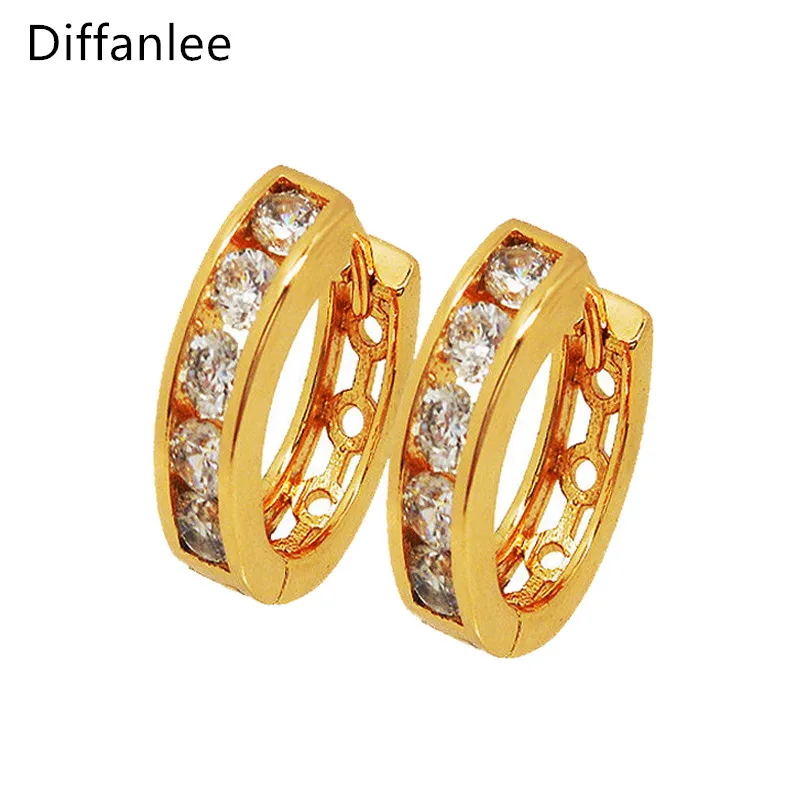 (Специальная цена) Модные AAA кубические Серги Обручи из циркония серьги (18 К