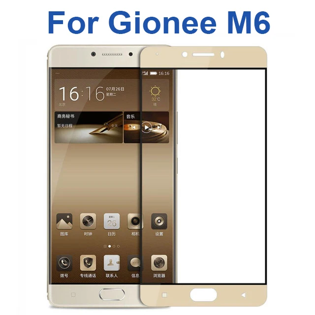 3D 9H закаленное стекло для Gionee M6 полное покрытие экрана Защитная пленка M6|Защитные