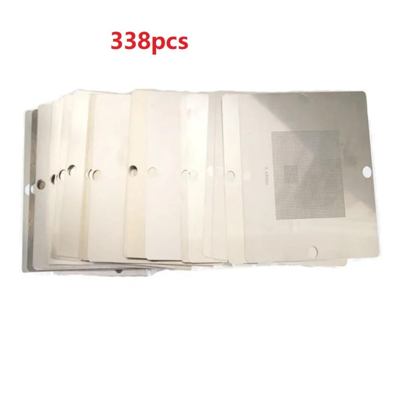 

full set 338pcs 80X80mm BGA stencils templates 80*80mm Heat BGA reballing station kit FOR notebook laptop XBOX PS3 CXD MTK...