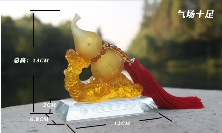 Car perfume car Decoration seat ornaments creative glass gourd | Figurines &amp Miniatures