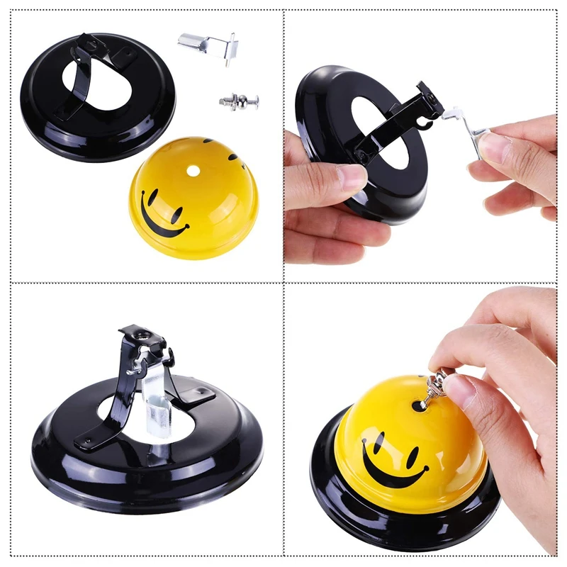 Колокольчики с большим звонком хромированная отделка цельнометаллическая