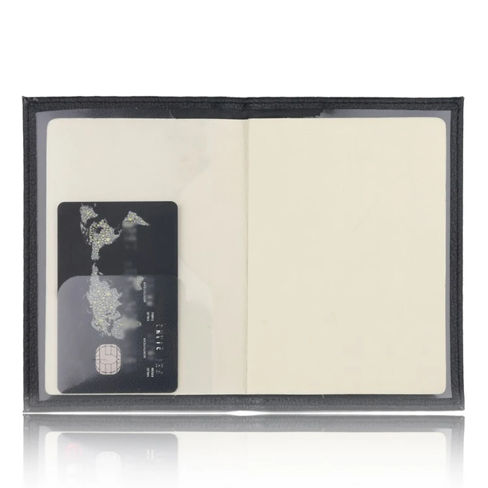 Однотонный Австралийский кожаный чехол держатель для паспорта органайзер