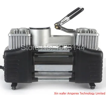 Мини портативный автомобильный воздушный компрессор электрический насос для