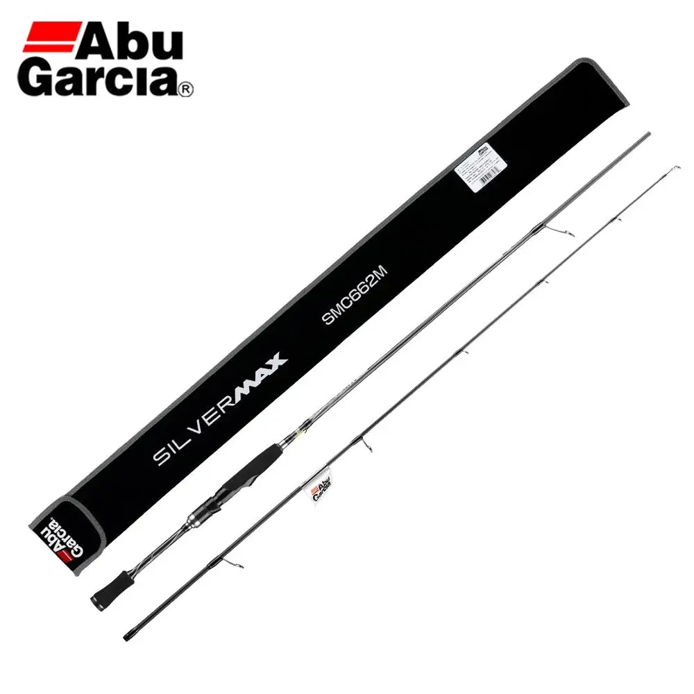 Abu Garcia SILVER MAX SMAX Carbon Spinning Fishing Rod 1.98m 2.13m 2.28m 2 Segments M power Long Casting Lure Fishing Rod