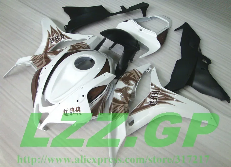 

For HONDA CBR600F5 07-08 F5 2007 2008 F5 CBR600RR 07 08 A35622 CBR 600 600RR Injection CBR600 RR White Fairing