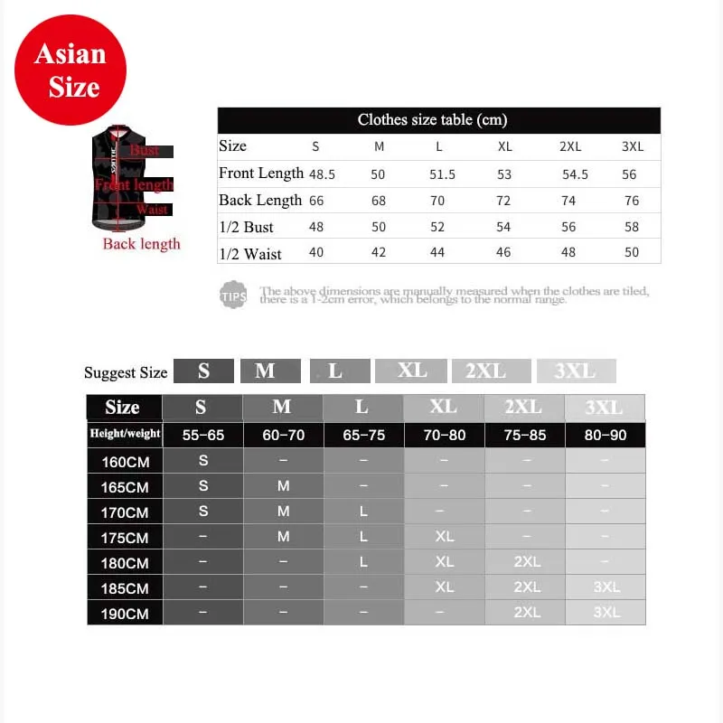 Велосипедные жилеты Santic Мужская ветрозащитная одежда для велосипеда без рукавов