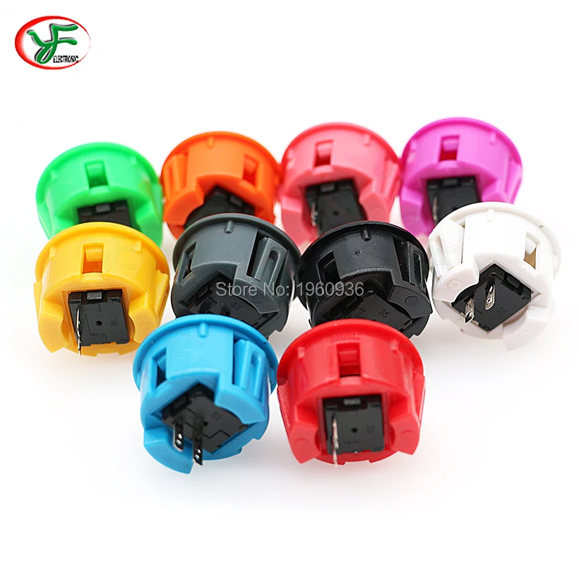 OEM 30 мм и 24 мм кнопочная копия sanwa Кнопка DIY аркадный боевой игровой набор
