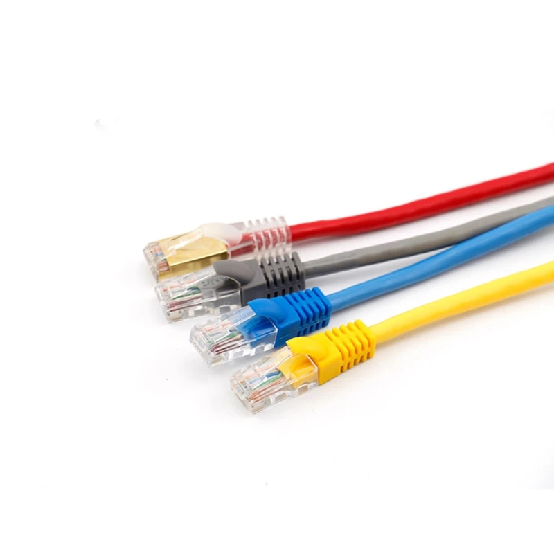 Кабели TCAM Ethernet 100 шт./лот сетевой разъем штекер RJ45 рельефные колпачки для загрузки