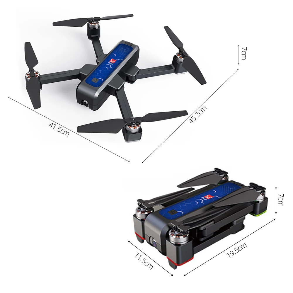 Мини Дрон MJX B4W gps с камерой 2K 5G Wifi FPV 1600m расстояние полета 20 минут Складные Игрушки с дистанционным управлением RC Дрон вертолет