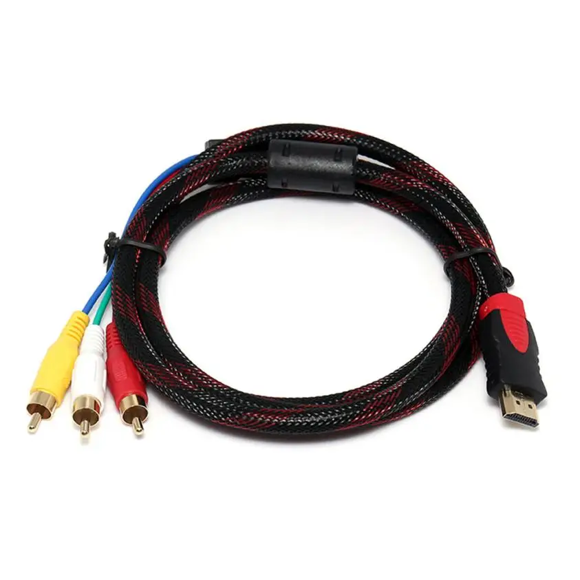 CEL 5ft HDMI папа на 3 RCA Видео Аудио AV кабель Шнур адаптер для ТВ HDTV DVD 1080P DEC11 |
