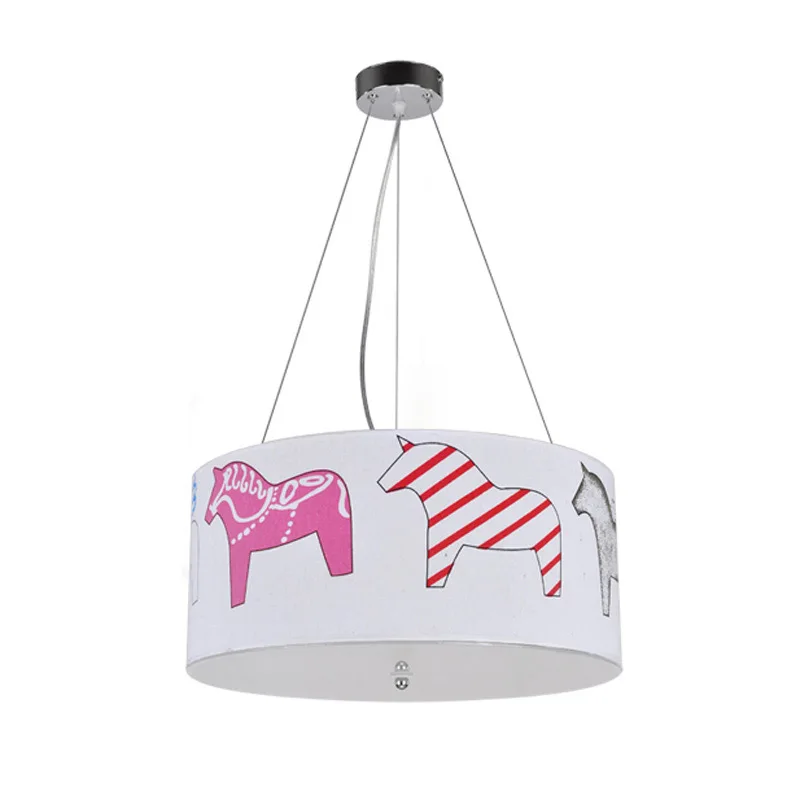 Подвесной светильник blubler Rainbow Horse подвесной с мультяшными животными детский